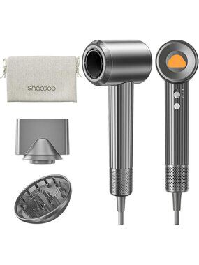 High-Speed Ionic Blow Dryer with Diffuser - 110,000 RPM for Fast Drying